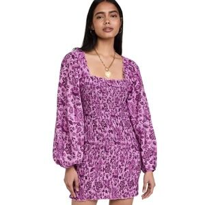 NWT Free People Smock it To Me Mini Dress Size XS
